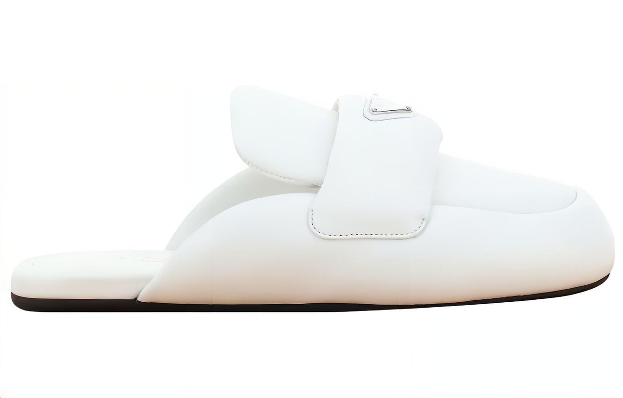PRADA Closed Toe Slippers Women's White