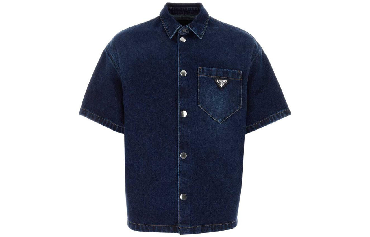 PRADA SS23 Shirt Men's Marine Blue