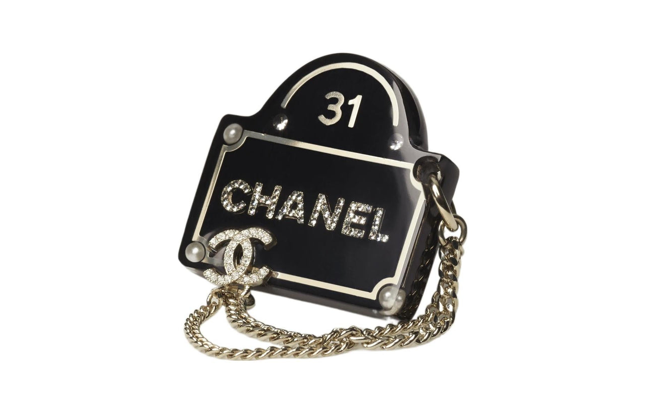 CHANEL Brooches Women's Black