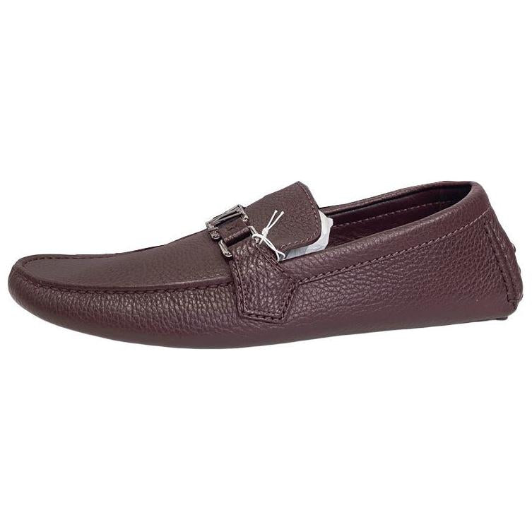 LOUIS VUITTON Beanie Shoes Men's Burgundy
