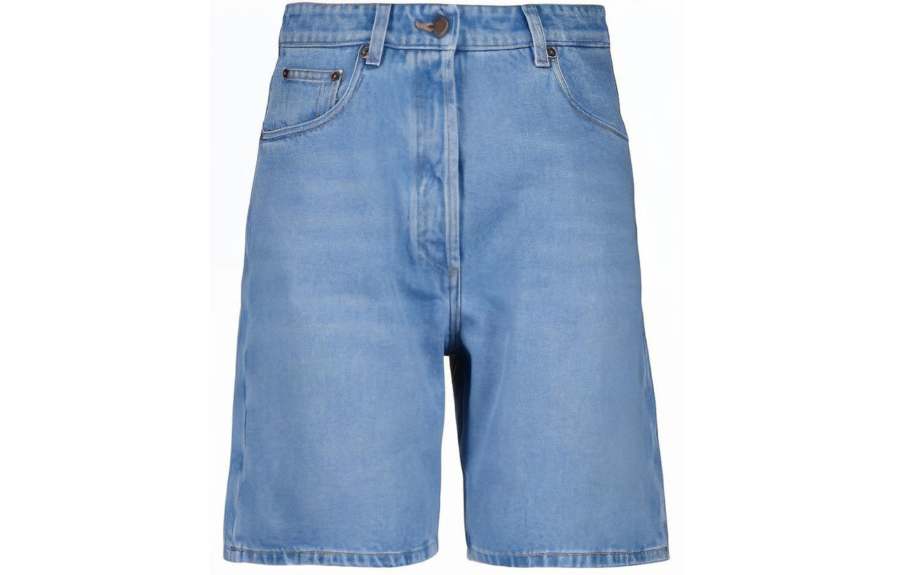 PRADA Denim Shorts Women's Light Blue