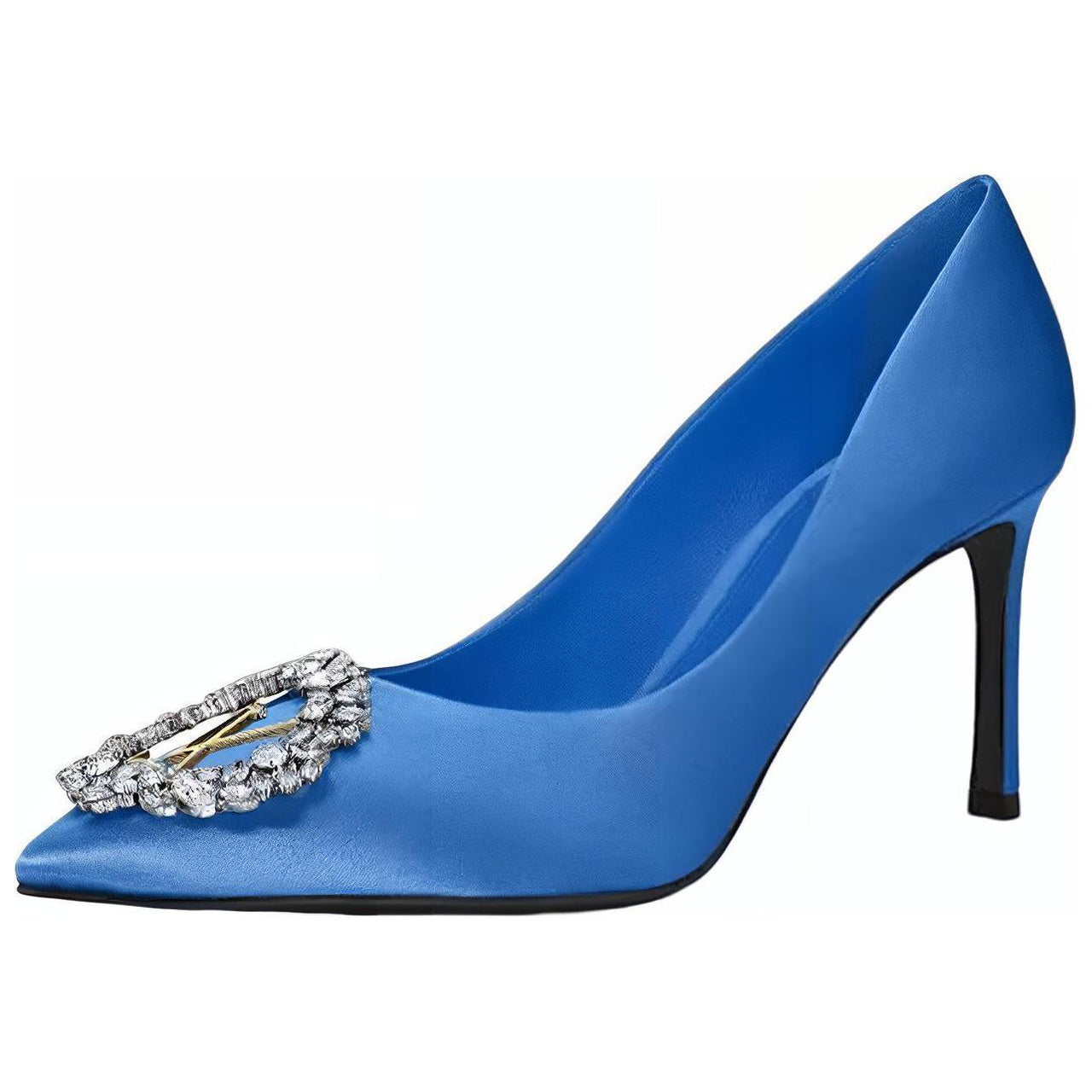 LOUIS VUITTON Madeleine Slim Heel High Heels Women's Blue