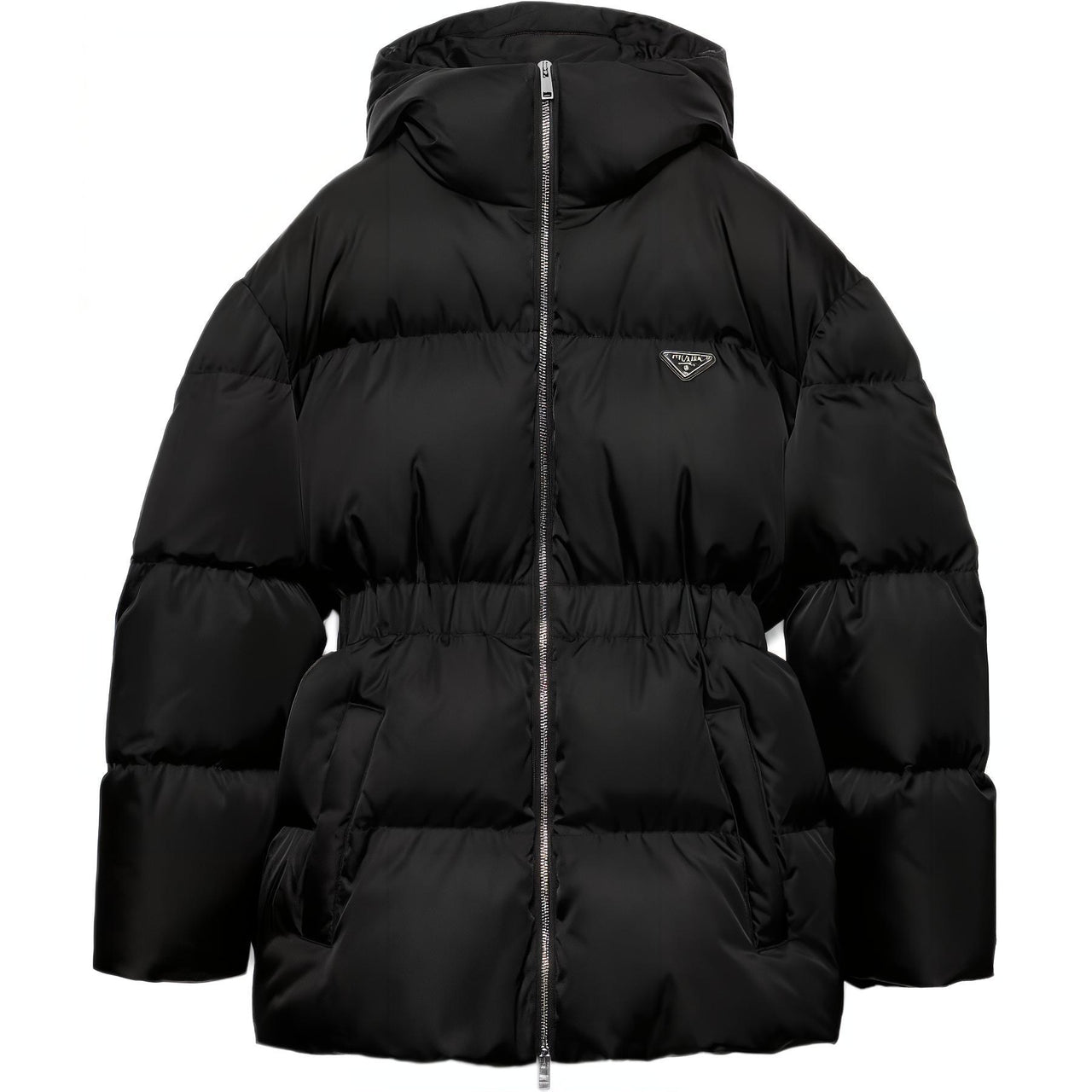 PRADA Zipped Hooded Down Jacket