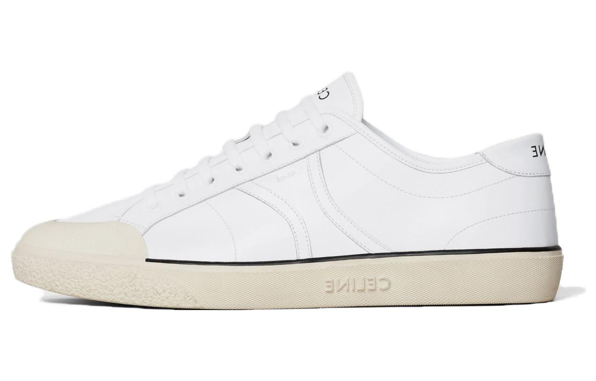 CELINE AS 01 ALAN Anti Slip Wear Resistant Low Top Skateboard Shoes Men's White