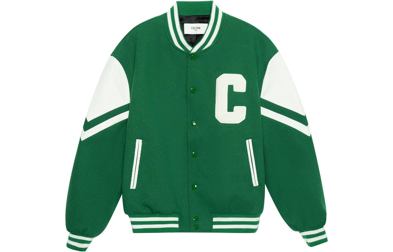 CELINE Baseball Jacket Men's Green