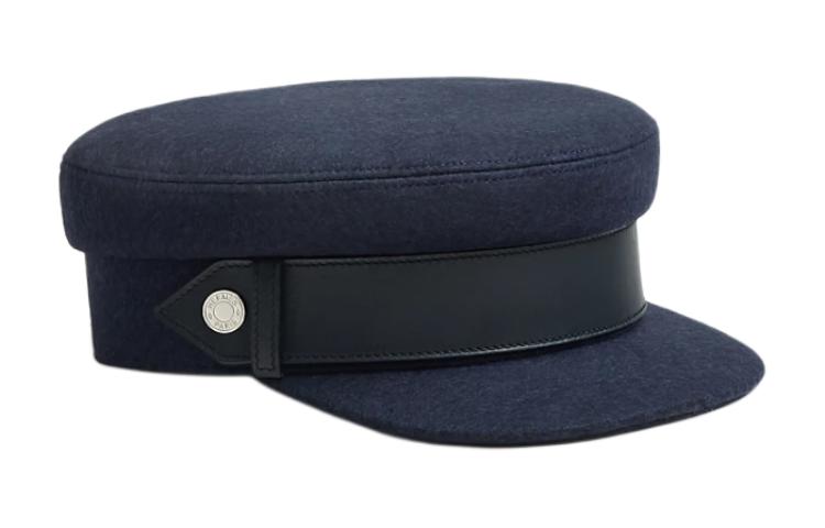 HERMES Wool, Polyamide Berets Women's Blue