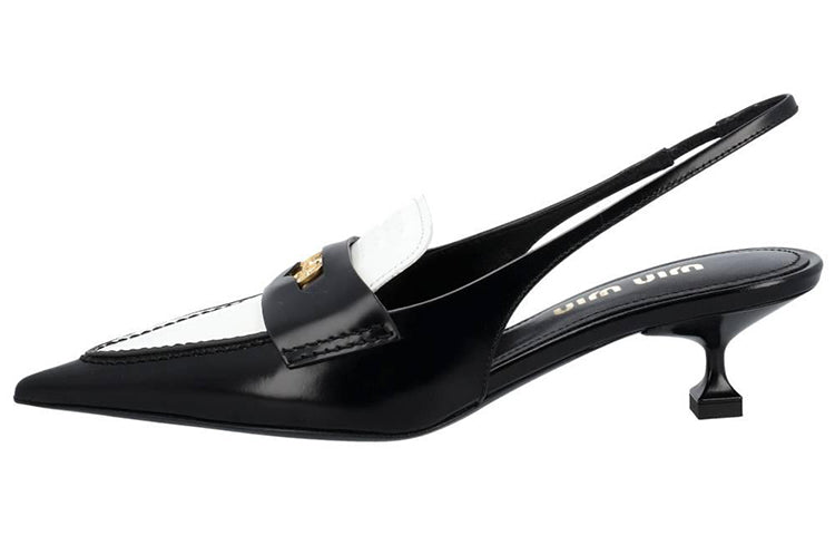 MIU MIU Penny Slim Heel High Heels Women's Black