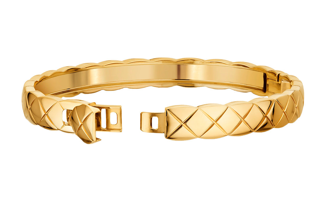 CHANEL 22c Early Spring 18K Gold Bangles Women's