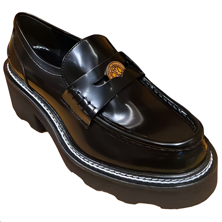 LOUIS VUITTON Loafers Women's Black