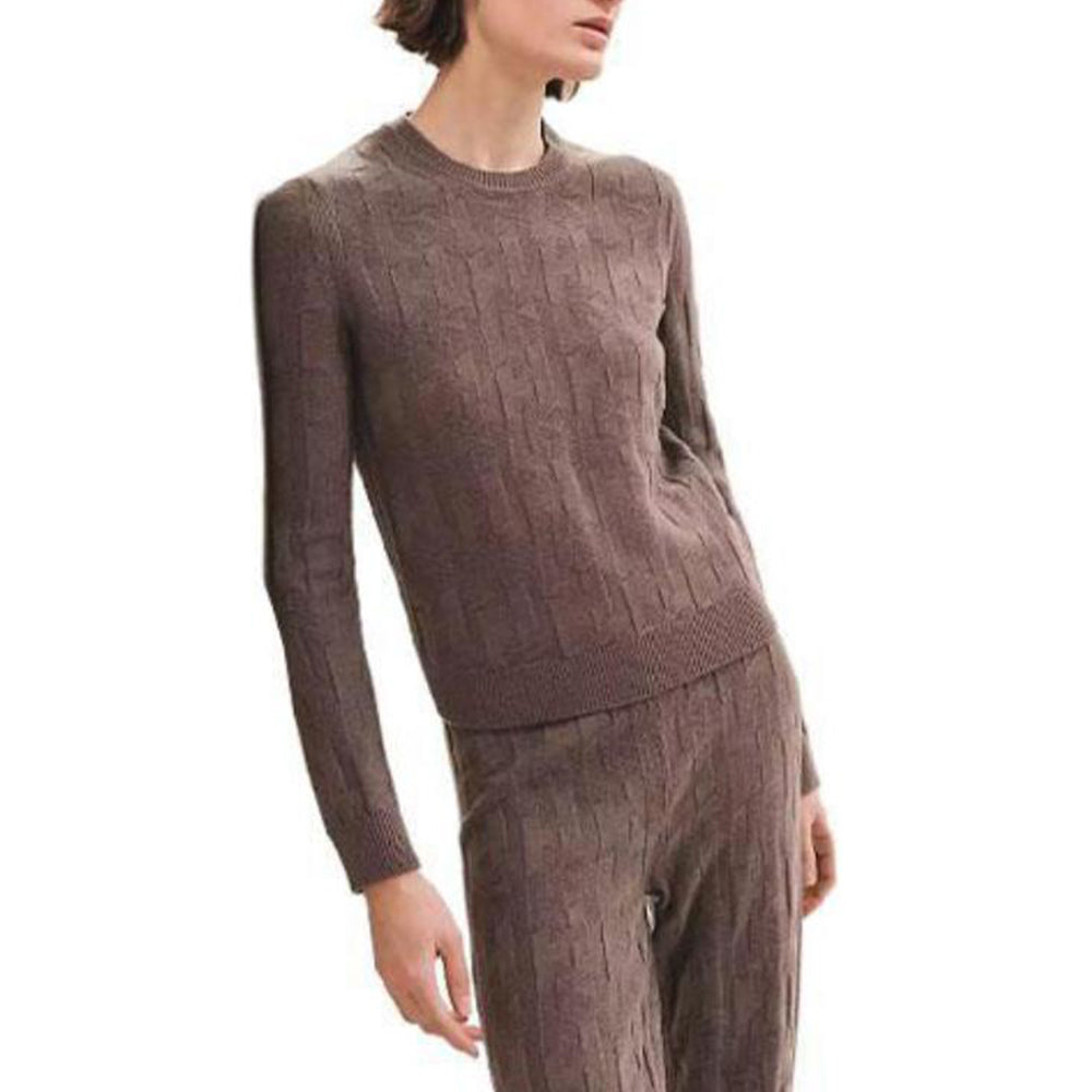 HERMES FW23 Sweater Women's Elephant Gray