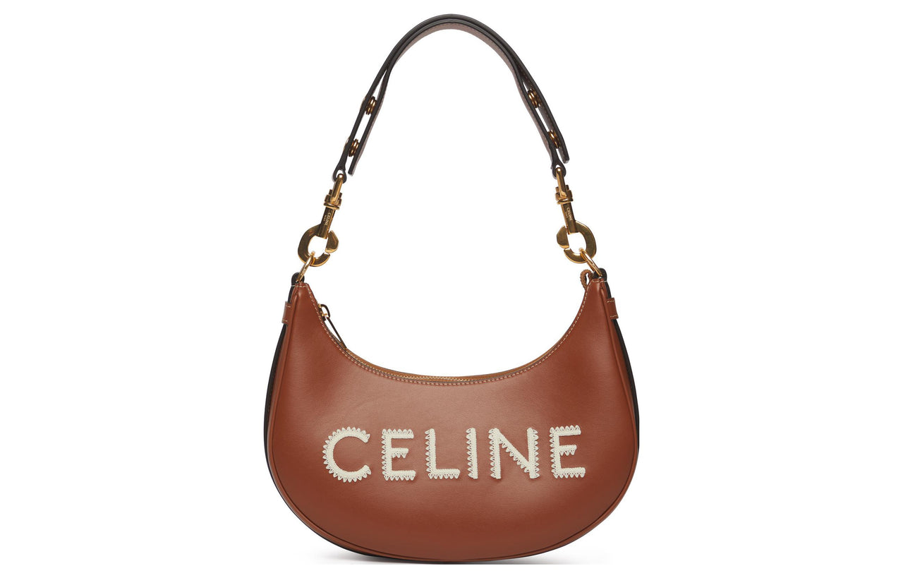 CELINE Ava Medium Shoulder Bag Brown