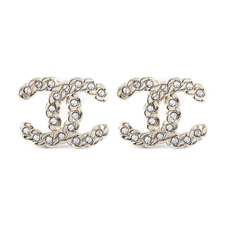 CHANEL 2010s CC logo Brooch