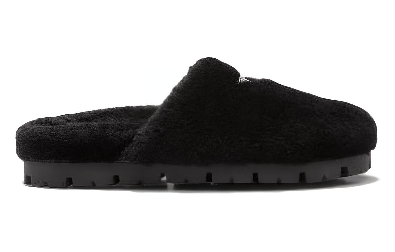 PRADA Wrap-toe Slippers Women's Black