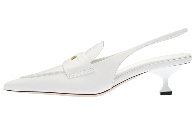 MIU MIU Leather Penny 45mm Loafers