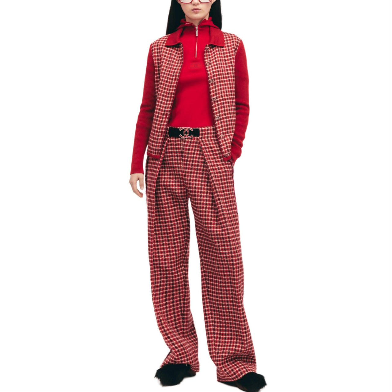 CHANEL NEIGE Ski Series 24 Fall Winter Jackets & Coats Women's Red