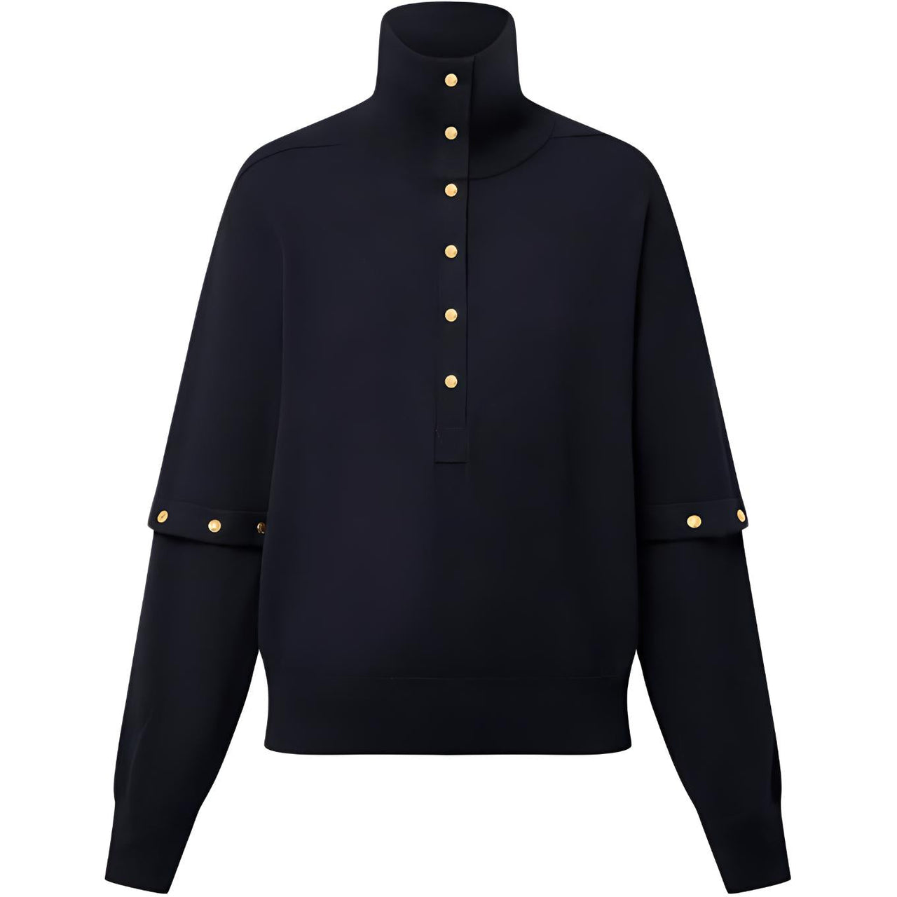 LOUIS VUITTON SS25 Cashmere Sweater Women's Black