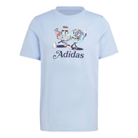 adidas originals Enjoy Summer Graphic Tee 'Blue Dawn' IT8187