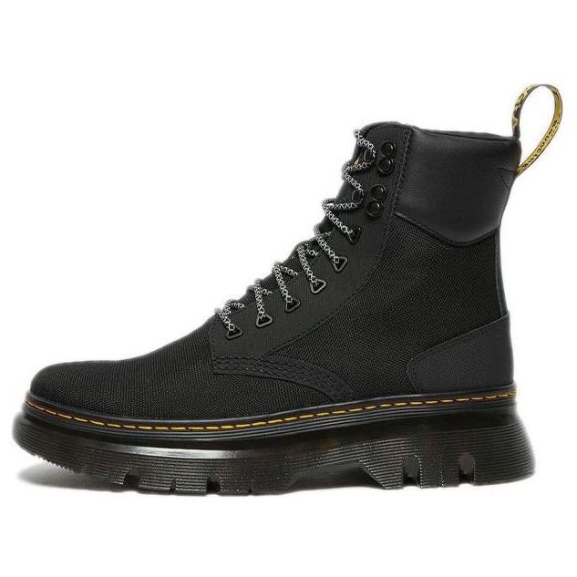 Dr. Martens Tarik Utility Boots 'Carbon Black Yellow' 27017001
