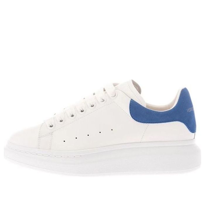 (WMNS) Alexander McQueen Oversized Sneaker 'White Paris Blue' 553770WHGP79086