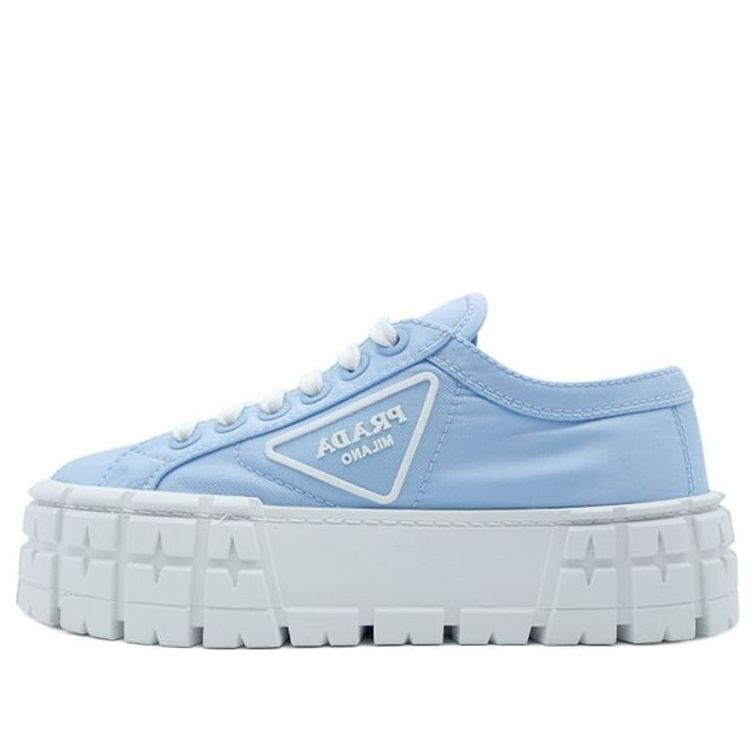 (WMNS) PRADA Double Wheel Re-nylon Gabardine Sneakers 'Blue' 1E260M_3LFX_F0076