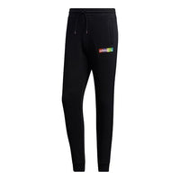 adidas neo M Fav Nn Tp 1 logo Knit Bundle Feet Sports Pants Black GM2346