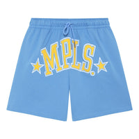 Mitchell & Ness x NBA Los Angeles Lakers Big Face Shorts 'Blue' MNJYSSS23102-BLUE