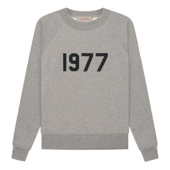 Fear of God Essentials SS22 Crewneck 1977 'Dark Oatmeal' FOG-SS22-389