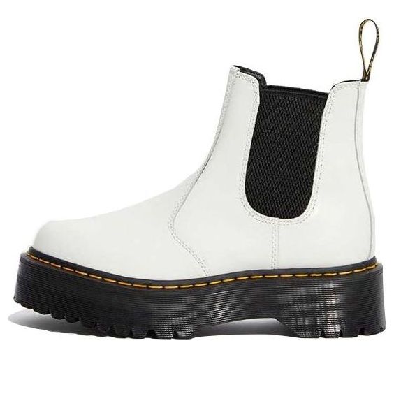 (WMNS) Dr. Martens 2976 Smooth Platform 'White' 25055100