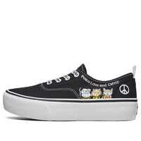 (WMNS) Skechers Marley Low-Top Sneakers Black 33280-BLK