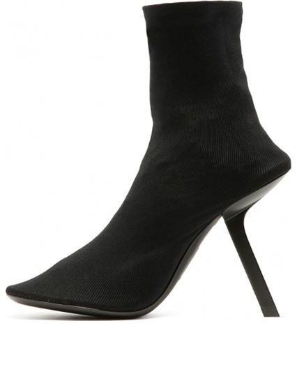 (WMNS) Balenciaga 110mm Stretch Heeled Boots 'Black' 656522W2DR01000