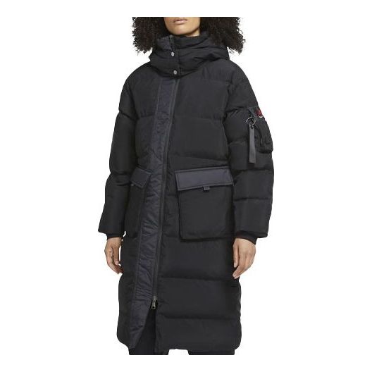 (WMNS) Air Jordan Down Parka Coat 'Black' CV2484-010