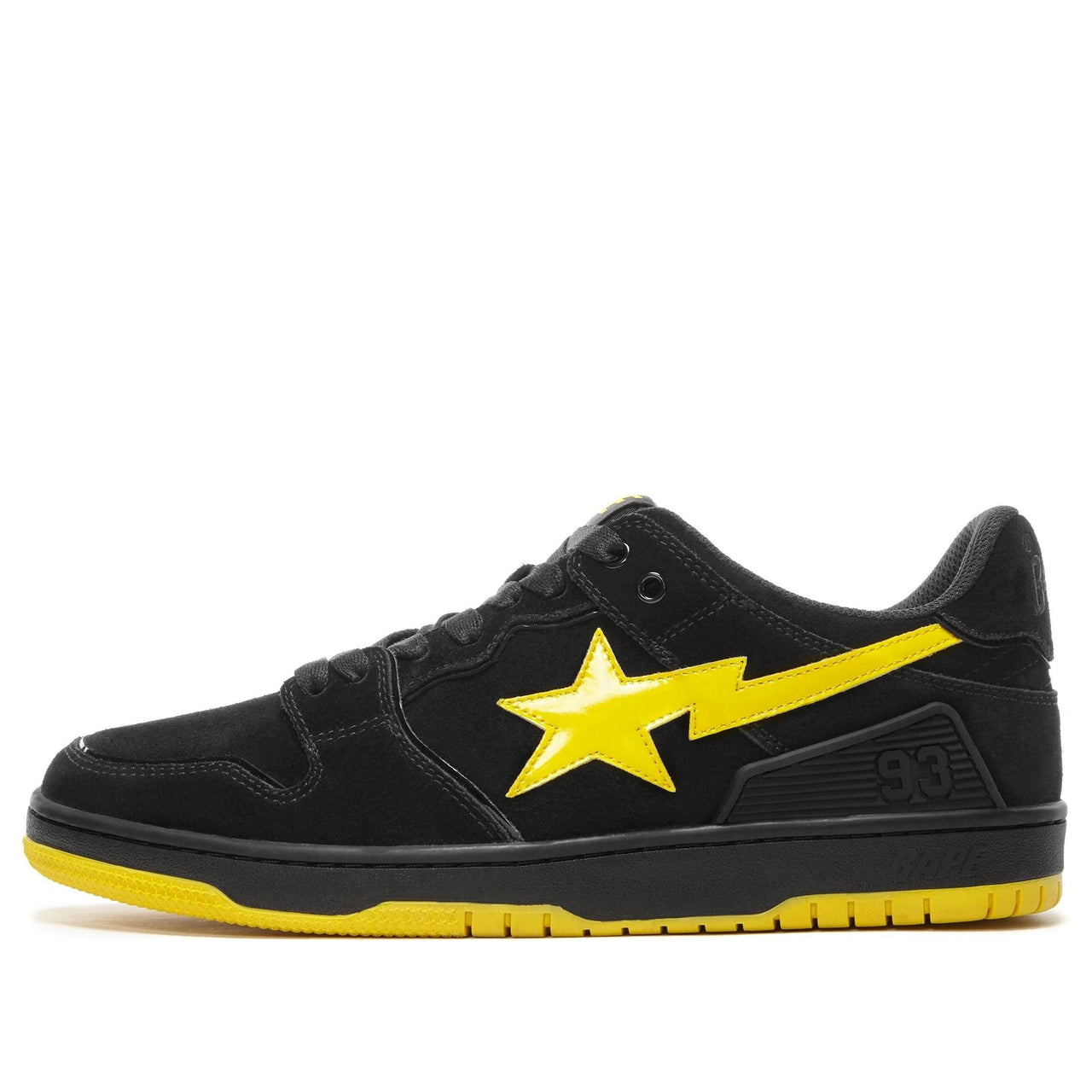 A BATHING APE SK8 STA 'Black Yellow' BAPESK8STA-YELLOW