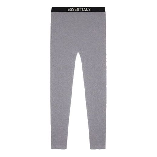 Fear of God Essentials FW20 Heather Thermal Pants 'Dark Grey' FOG-FW20-178