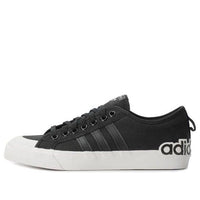 adidas Nizza 'Oversize Heel Logo - Core Black Gum' EF5713
