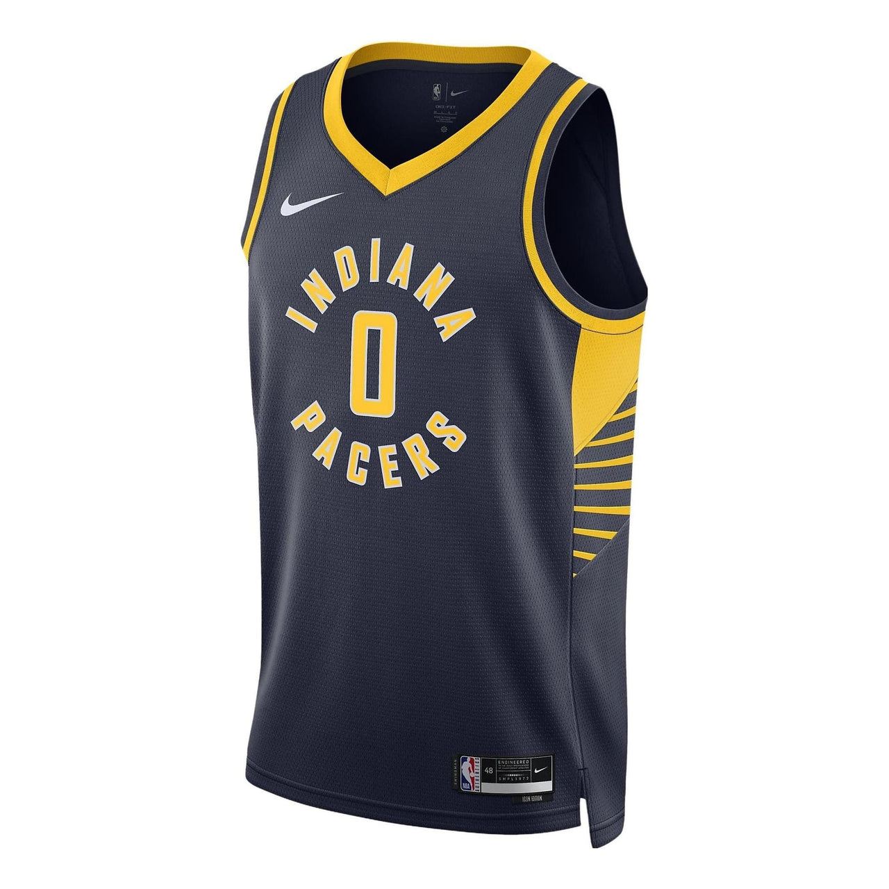Nike NBA Tyrese Haliburton Indiana Pacers 2022/23 Icon Edition Swingman Jersey #0 DN2007-424