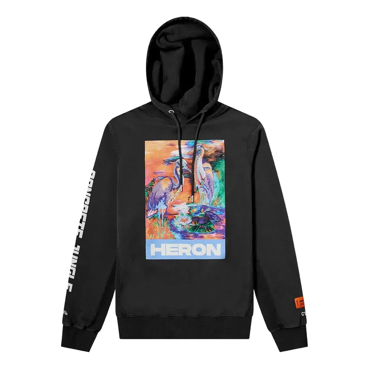 HERON PRESTON Heron Colors Hoodie 'Black' HMBB007S208960211088