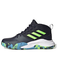 (PS) adidas Own The Game J Wide 'Legend Ink Signal Green' FW4566