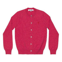 (WMNS) COMME des GARCONS PLAY Cardigan Red Emblem 'Pink' AZ-N079-051-4