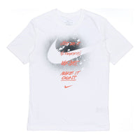 Nike M Nk Graphic Ss Tee Large Alphabet Printing Sports Short Sleeve White DJ5218-100