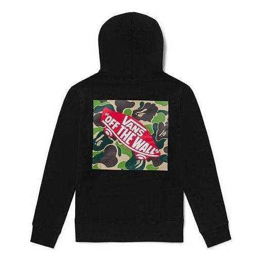 Vans x BAPE Camo Pullover Hoodie 'Black' VN0A7XKM448