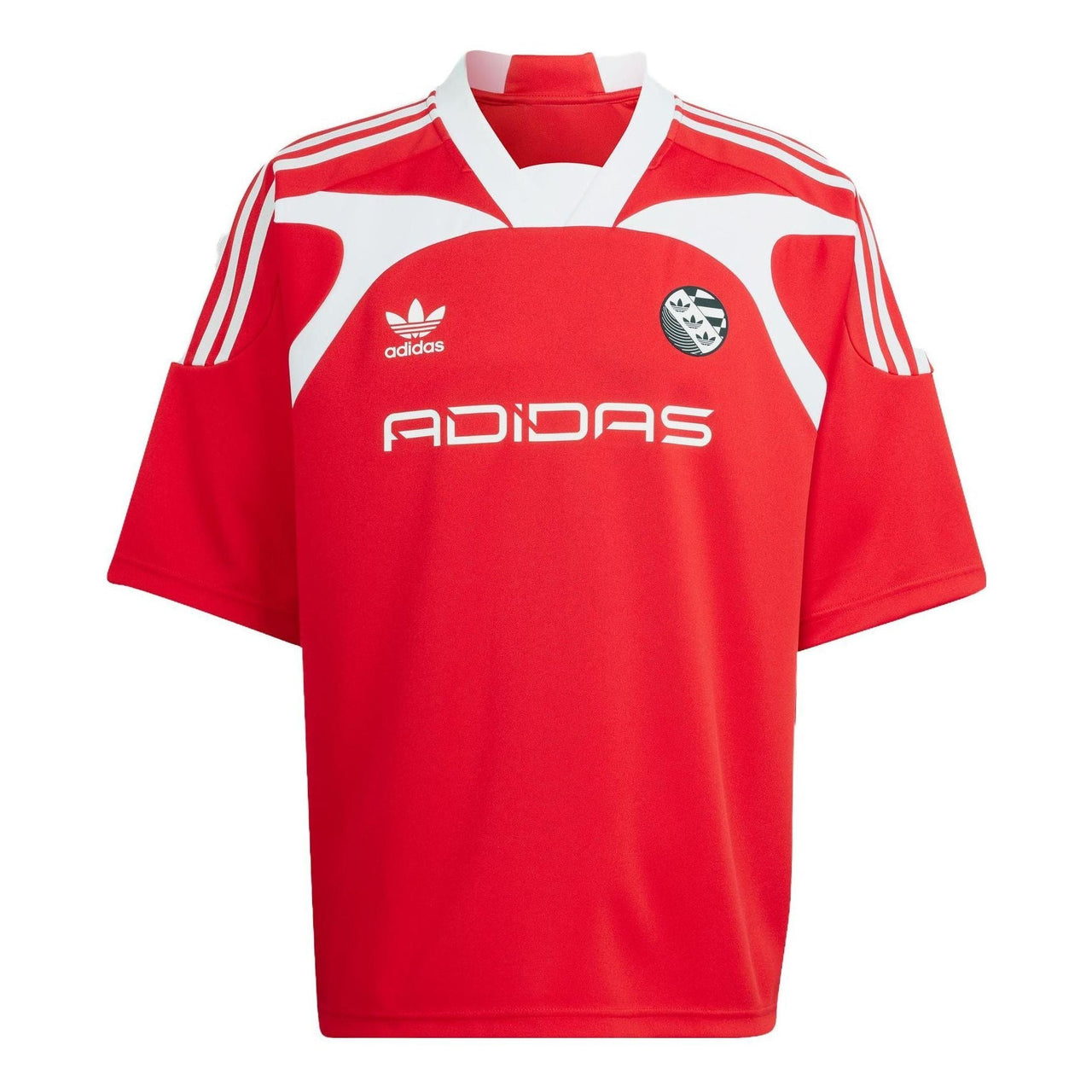 adidas Originals Adilenium Oversized Short Sleeve Jersey 'Red' IW3637