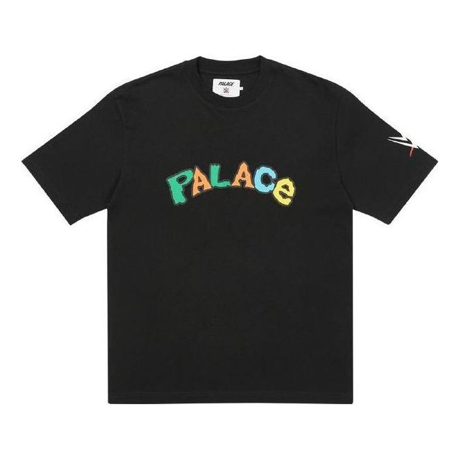 Palace X WWE SS23 Logo T-Shirt 'Black' P22TS462