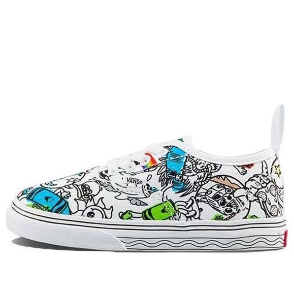 (TD) Vans Crayola x Authentic Elastic Lace 'Sketch Your Way' VN0A34A1ARE