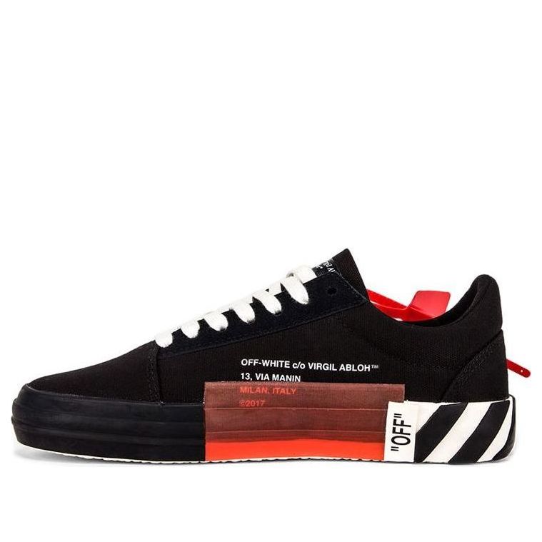 (WMNS) Off-White Vulc Low Top 'Black' OWIA146R198000161000