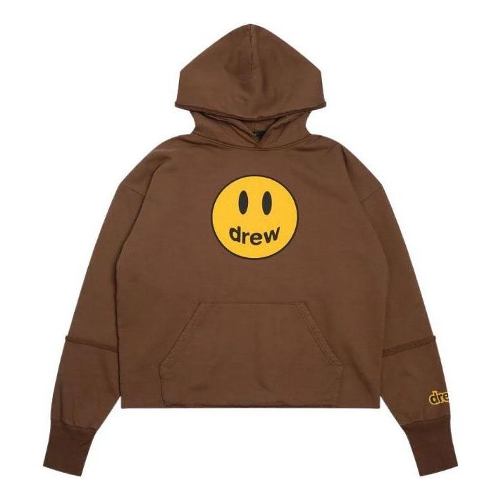Drew House Mascot Deconstructed Hoodie 'Brown' DR-SS22-152