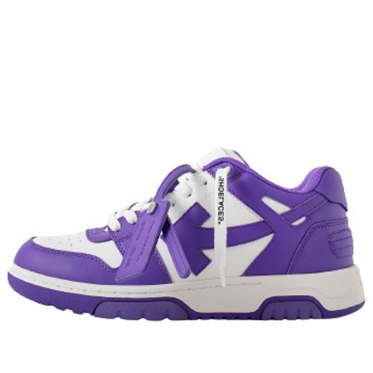 (WMNS) Off-White Out Of Office Low-Top Sneaker 'Purple White' OWIA259F22LEA0010137