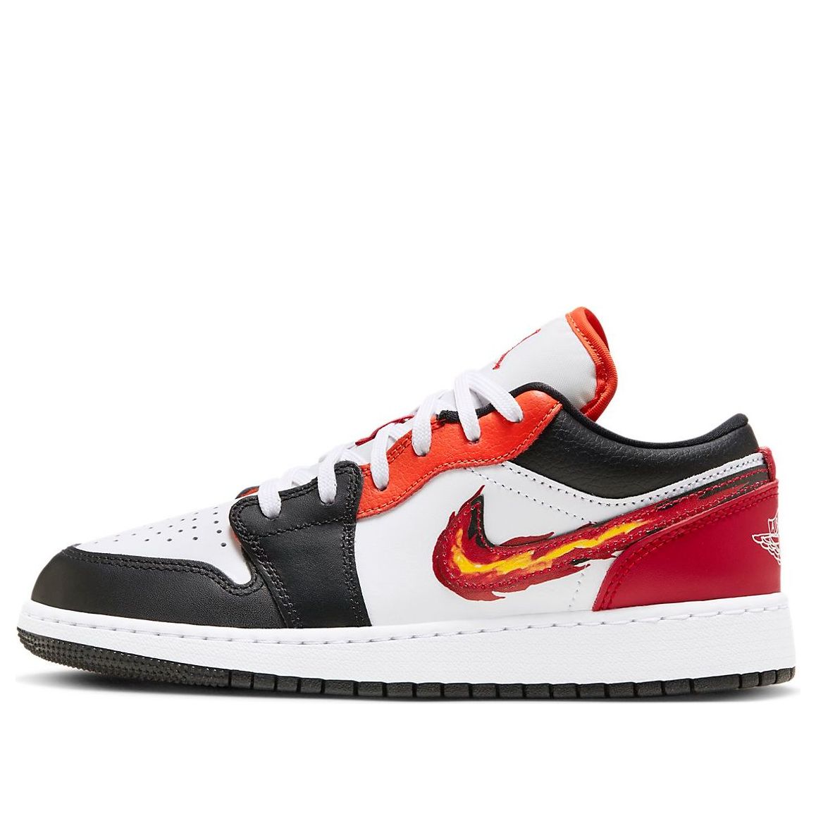 (GS) Air Jordan 1 Low 'Flaming Swoosh - Gym Red' FJ7222-101