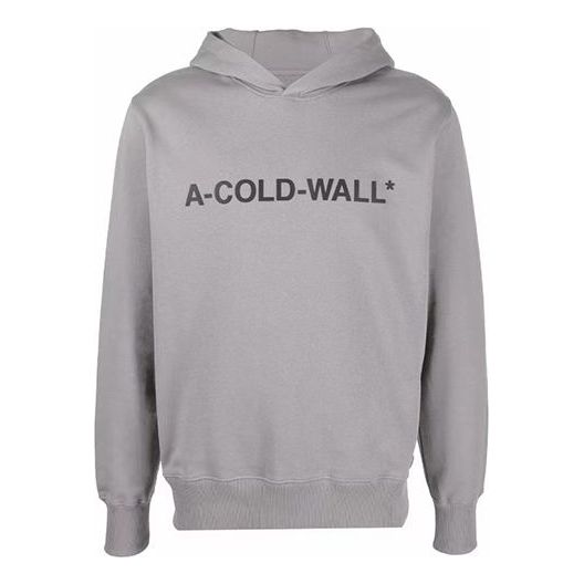 A-COLD-WALL* Logo Popover Hoodie 'Grey' ACWMW057-SLGR