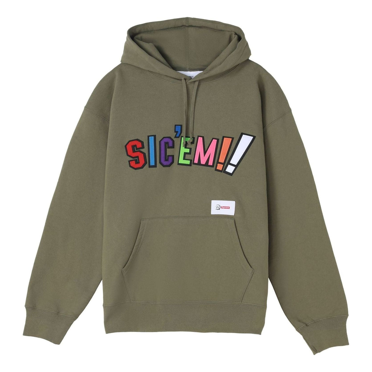 Supreme x WTAPS Sicem! Hooded Sweatshirt 'Olive Green' SUP-FW21-340