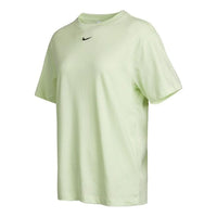 (WMNS) Nike Sportswear Essential Sports Running Training Round Neck Short Sleeve Light Green T-Shirt DH4256-303